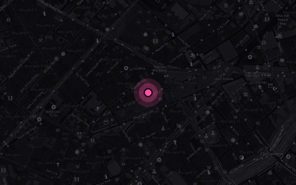 ホーチミン 102 KTVの地図