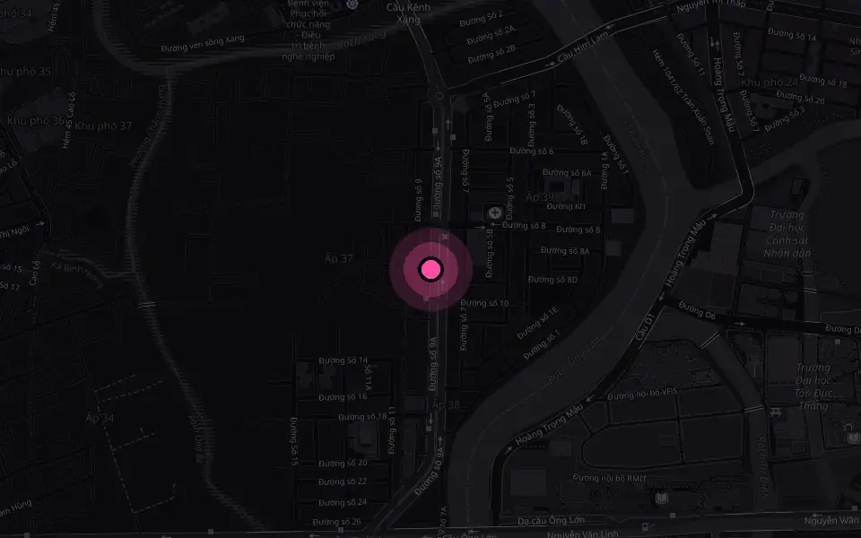 ホーチミン マトリックス KTVの地図