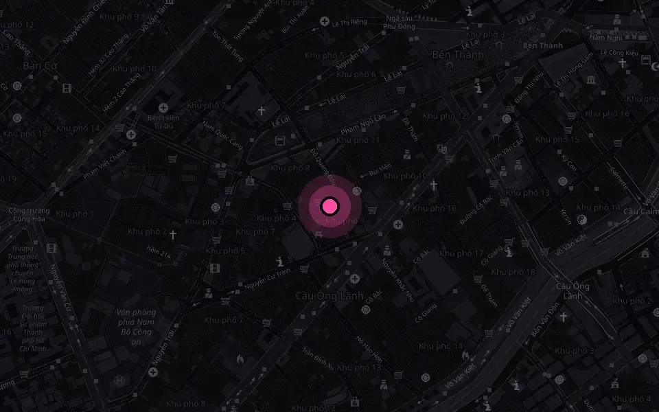ザ・ビュー ルーフトップバーの地図